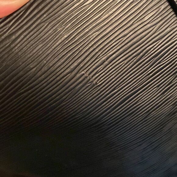 EUC Vivienne Westwood Womens Black Textured Polly Drawstring Vegan Tote Bag - Picture 7 of 12